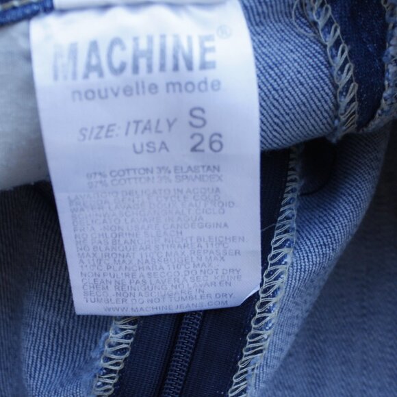 MACHINE by nouvelle mode Womans Vintage Jean Skort 🌵26 - Picture 6 of 11